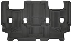 Lincoln Navigator Floor Mats - Rear - Husky Liners - WeatherBeater 3rd Row - Black - `07-`10